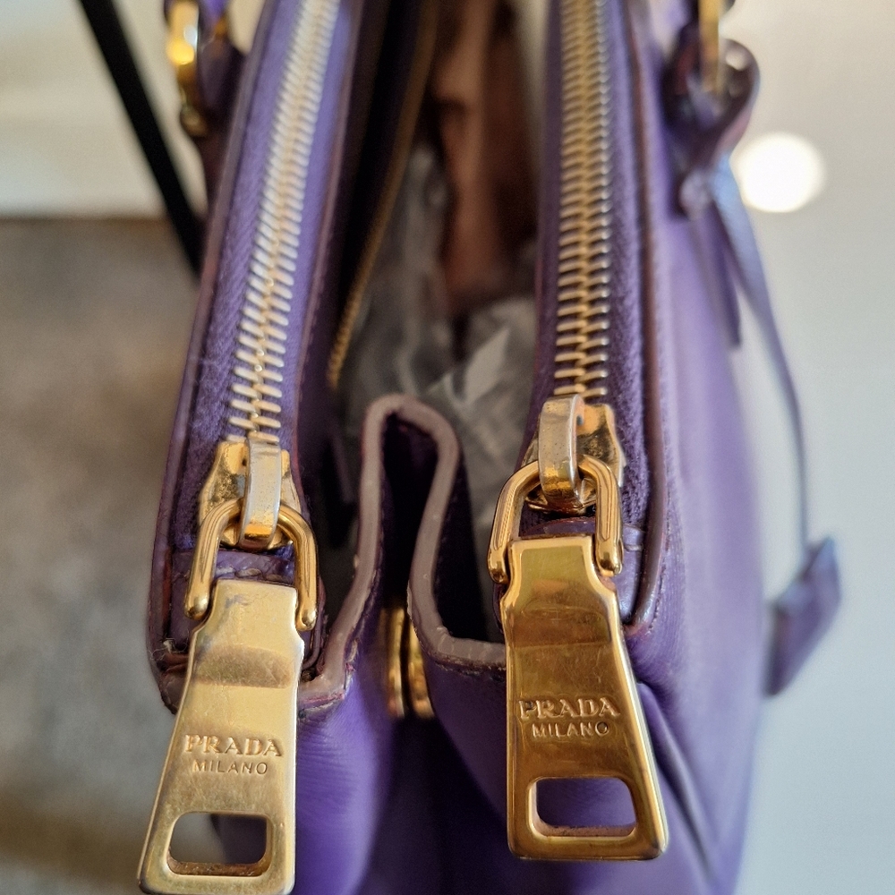 Prada Saffiano Leather Galleria Satchel - Picture 5 of 14